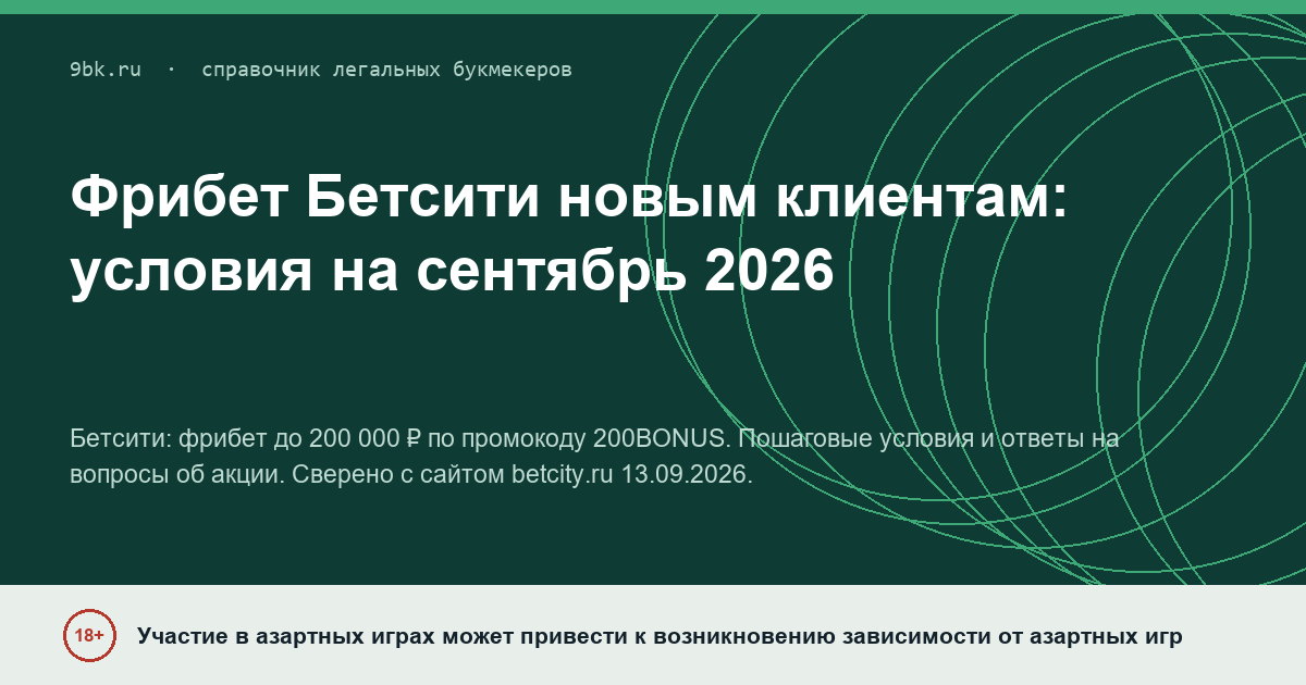 Обложка материала: Фрибет Бетсити для новых клиентов