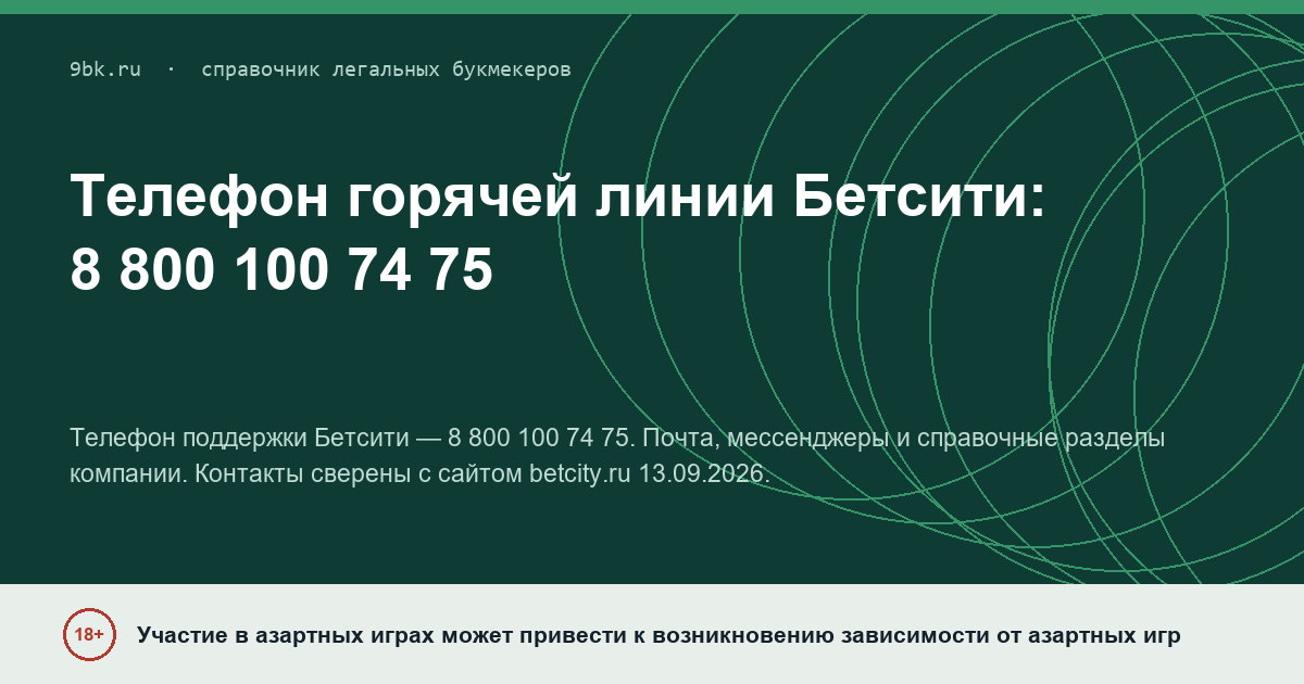 Обложка материала: Горячая линия Бетсити
