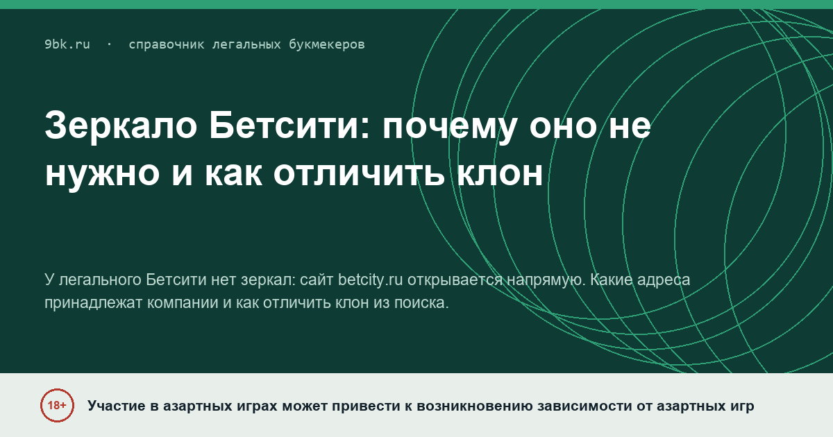 Обложка материала: Зеркало Бетсити