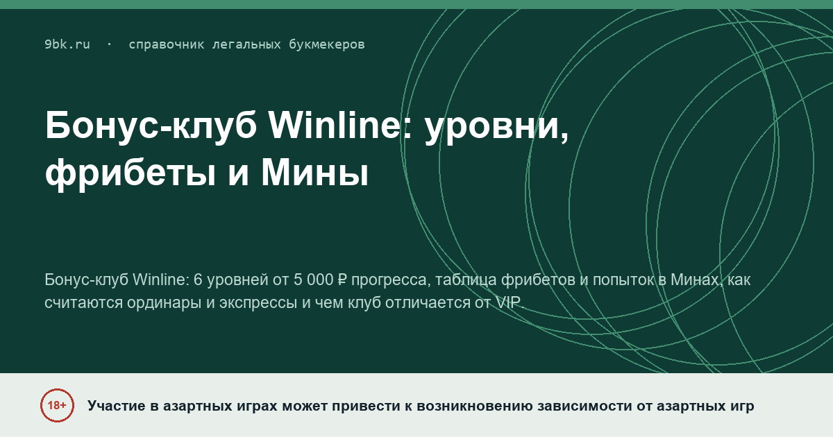 Обложка материала: Бонус-клуб Winline: уровни, фрибеты и попытки в «Минах»
