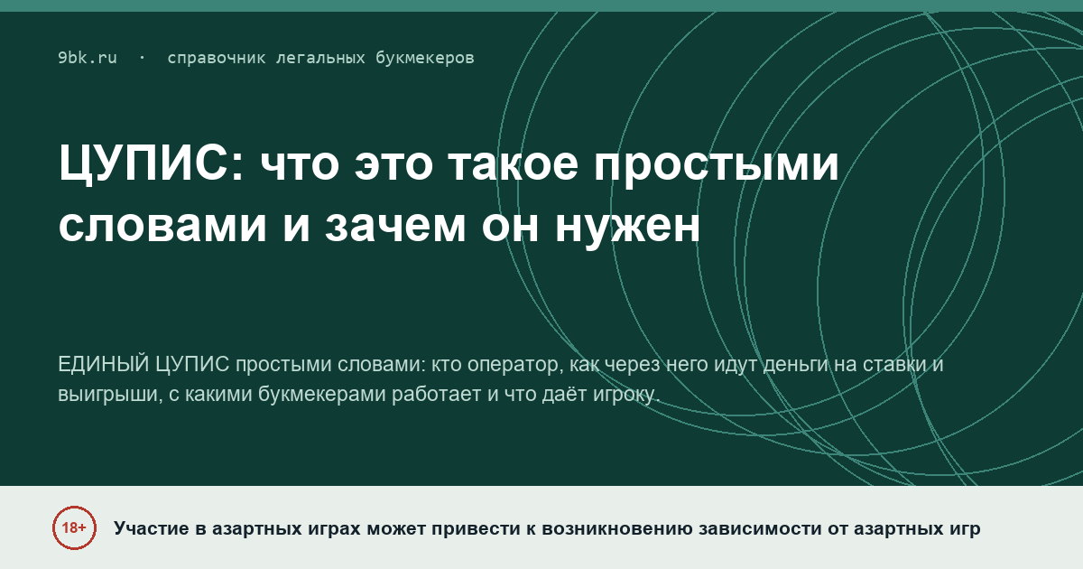 Обложка материала: ЕДИНЫЙ ЦУПИС: что это и зачем он нужен