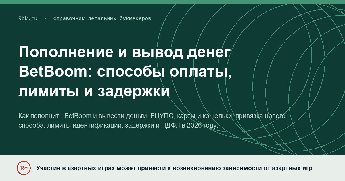 Обложка материала: Пополнение и вывод денег BetBoom: способы оплаты, лимиты и задержки