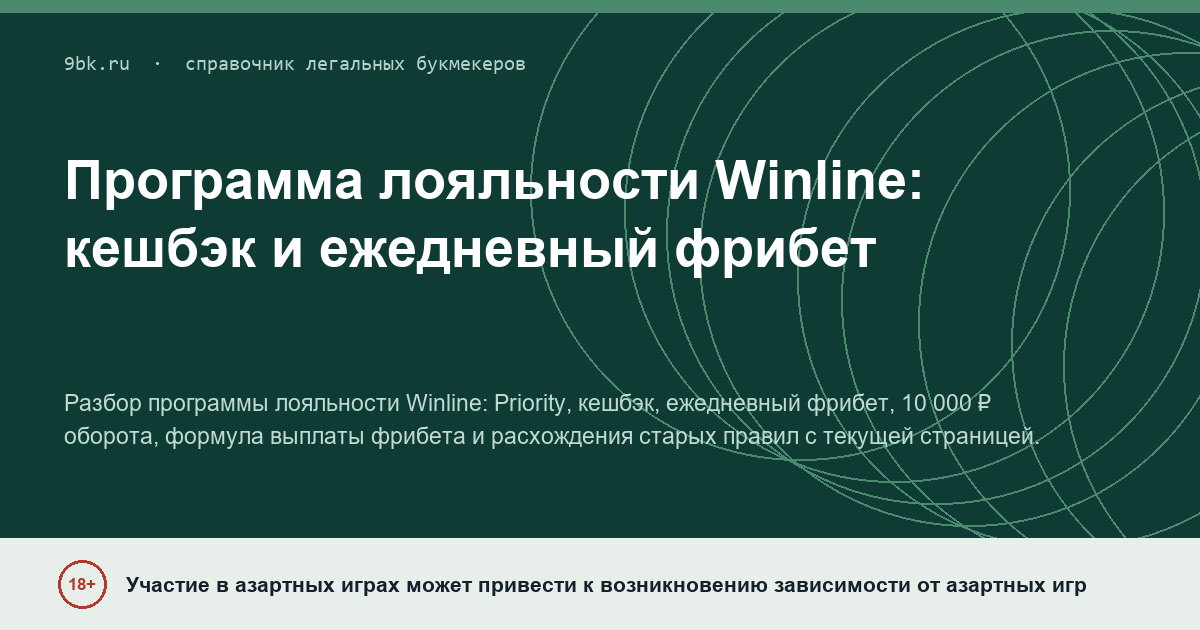 Обложка материала: Программа лояльности Winline: кешбэк и ежедневный фрибет